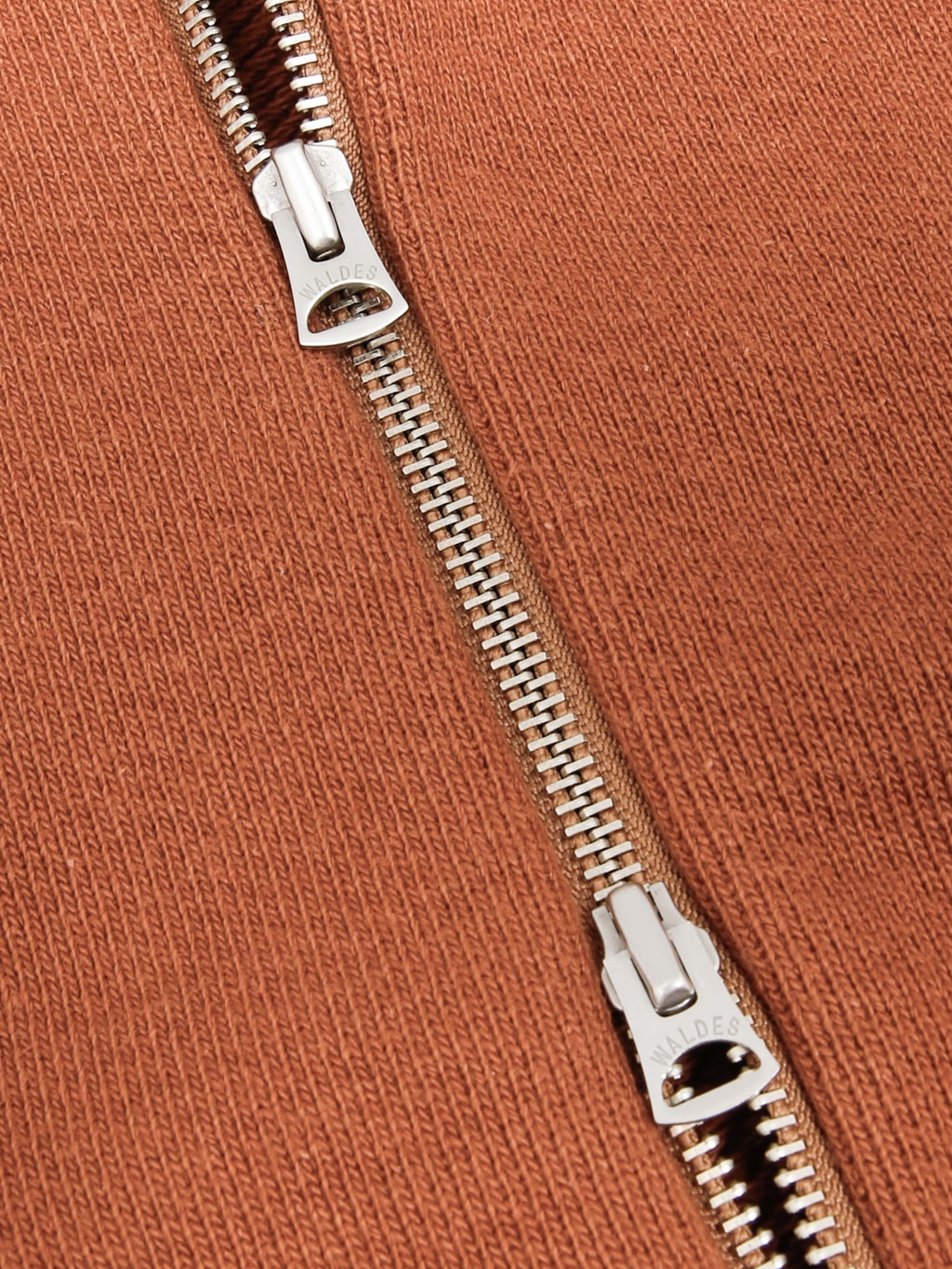 Wonder Looper Zip Hoodie 876gsm Double Heavyweight French Terry Rust