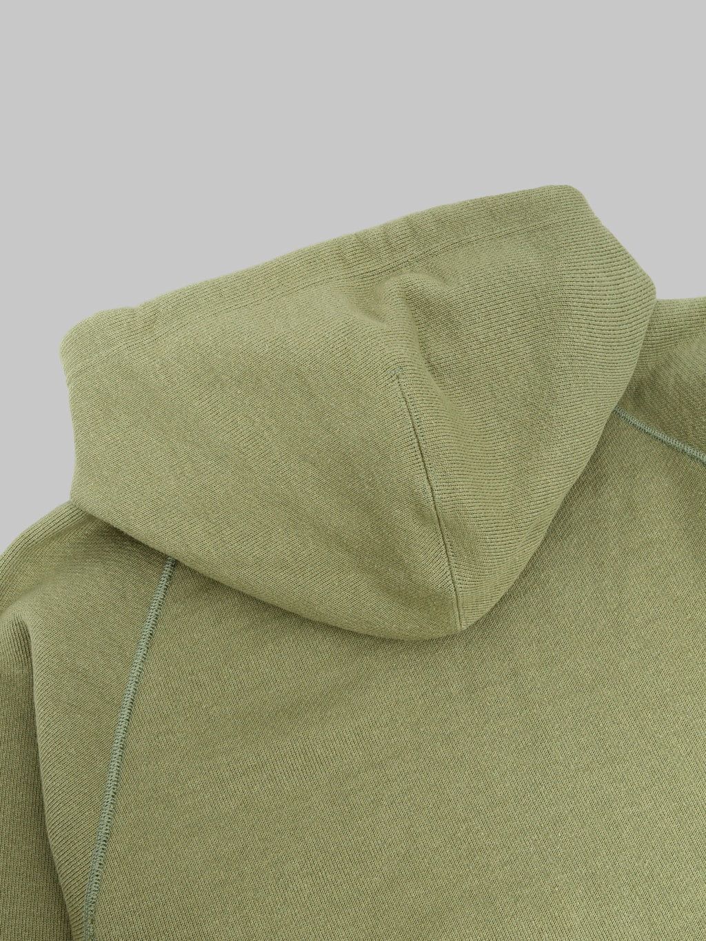 Wonder Looper Zip Hoodie 876gsm Double Heavyweight French Terry Sage