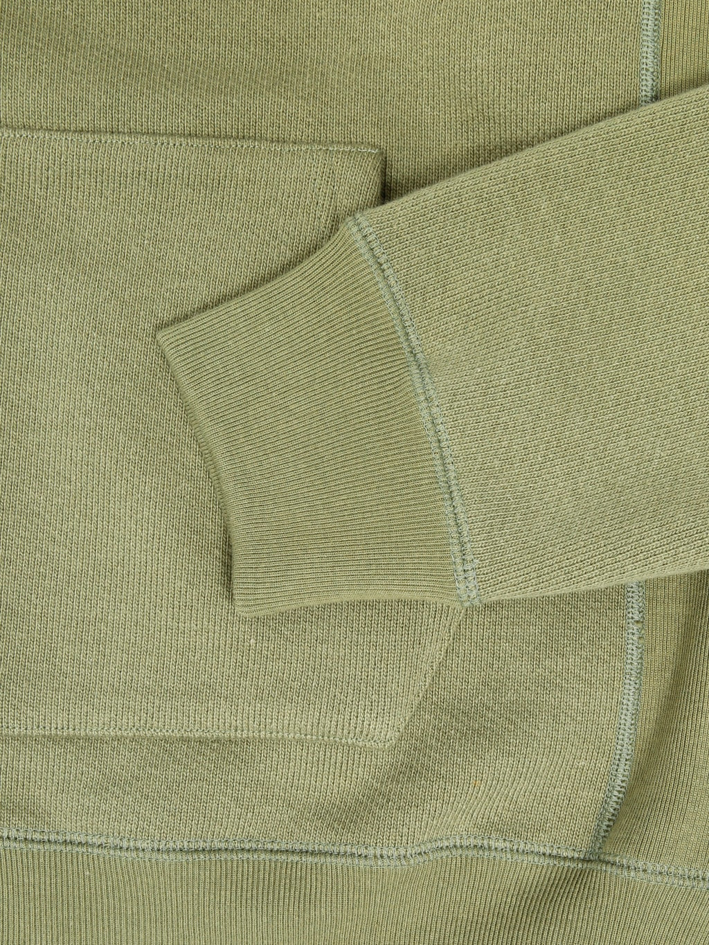 Wonder Looper Zip Hoodie 876gsm Double Heavyweight French Terry Sage