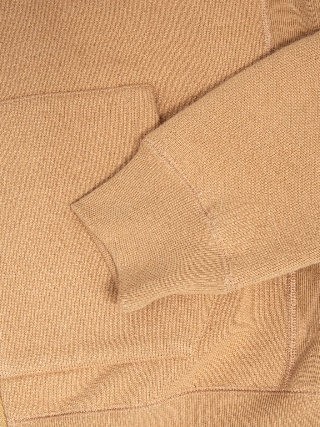 Wonder Looper Zip Hoodie Foxfibre® Double Heavyweight French Terry Coyote 80