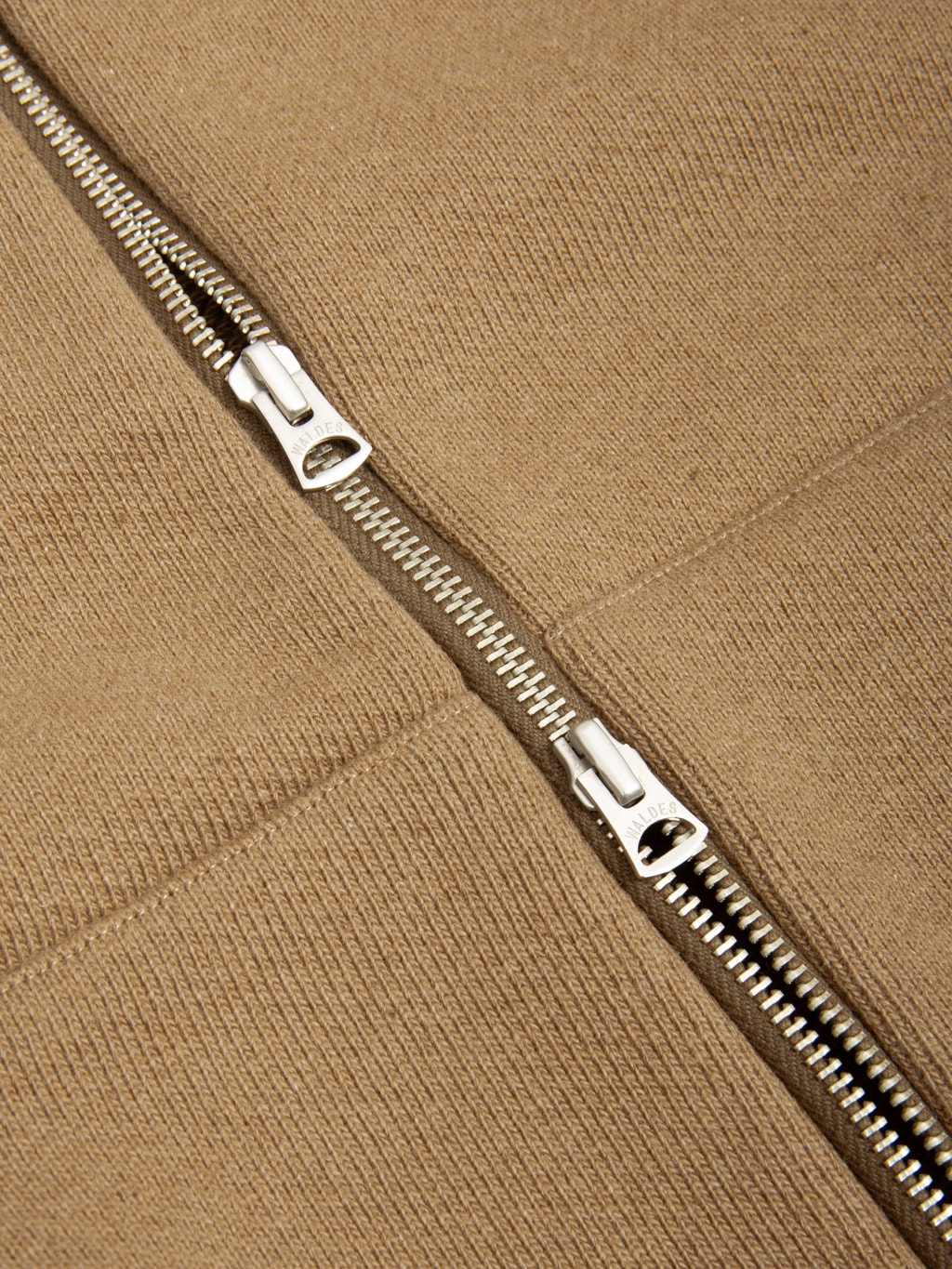 Wonder Looper Zip Hoodie Iron Mordant Foxfibre® Double Heavyweight French Terry Coyote 80