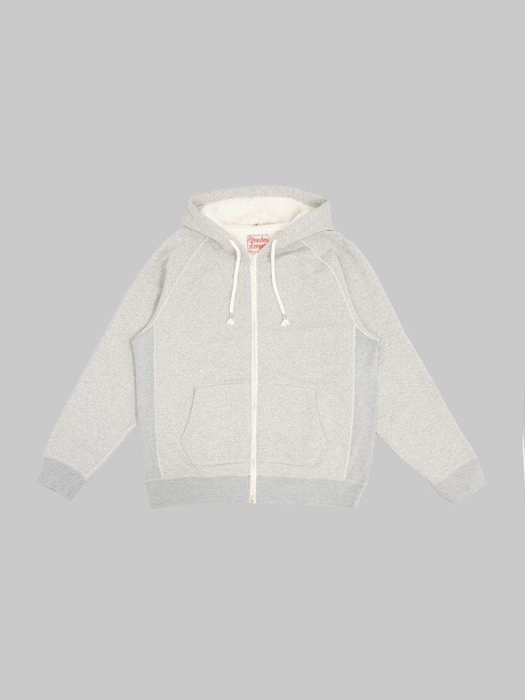Wonder Looper Zip Hoodie Super Looper French Terry Heather Grey
