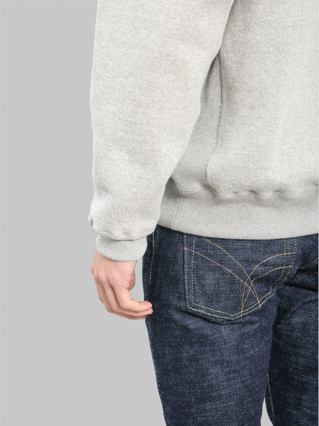 Wonder Looper Zip Hoodie Super Looper French Terry Heather Grey