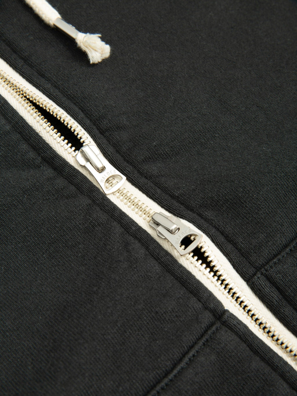 Wonder Looper Zip Hoodie Super Looper French Terry Sumi Black