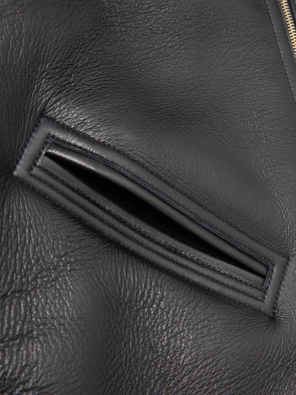 Y'2 Leather Colomer Mouton Type B-6 Horsehide Mouton Jacket Black