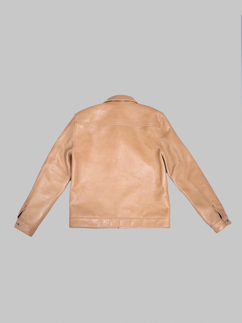 Y'2 Leather KB140T Kakishibu Persimmon Tanned Horsehide Type I Jacket - Redcast Heritage Co.