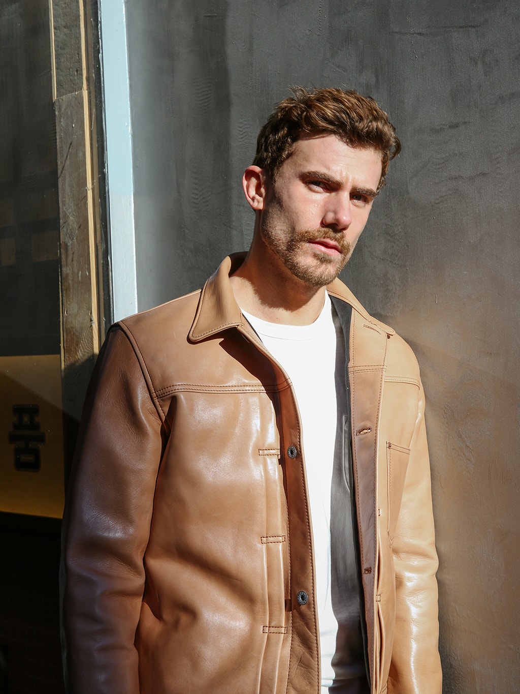 Y'2 Leather KB140T Kakishibu Persimmon Tanned Horsehide Type I Jacket - Redcast Heritage Co.