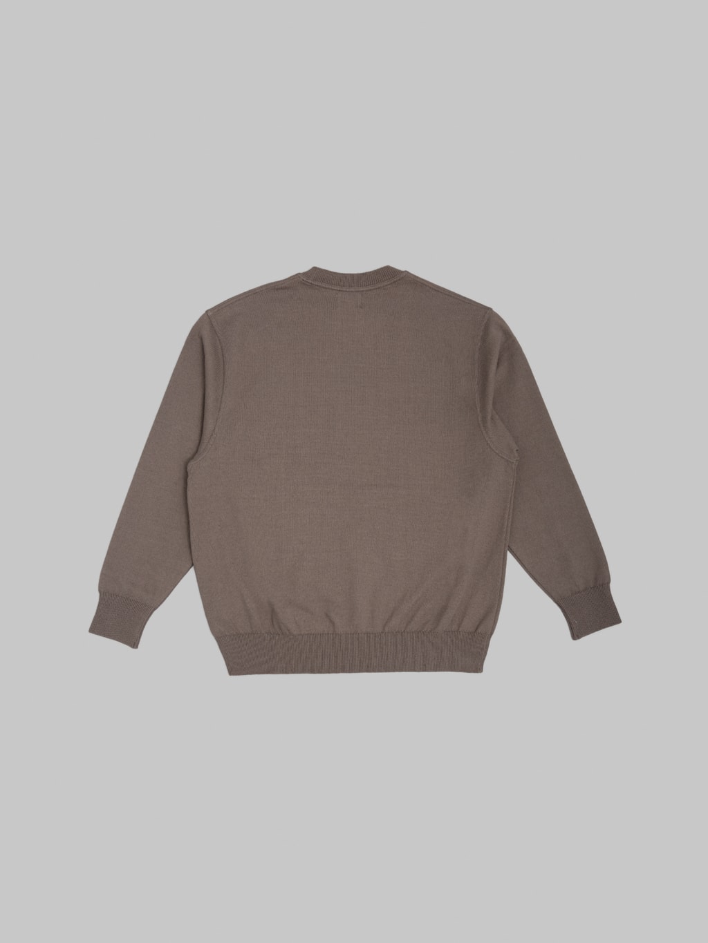 Yonetomi Wave Cotton Knit Pullover Grey