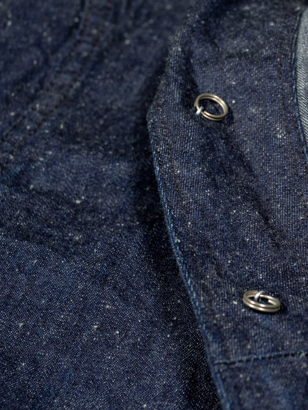 tcb usn vintage navy seamens jacket neppy snowy sprinkles texture