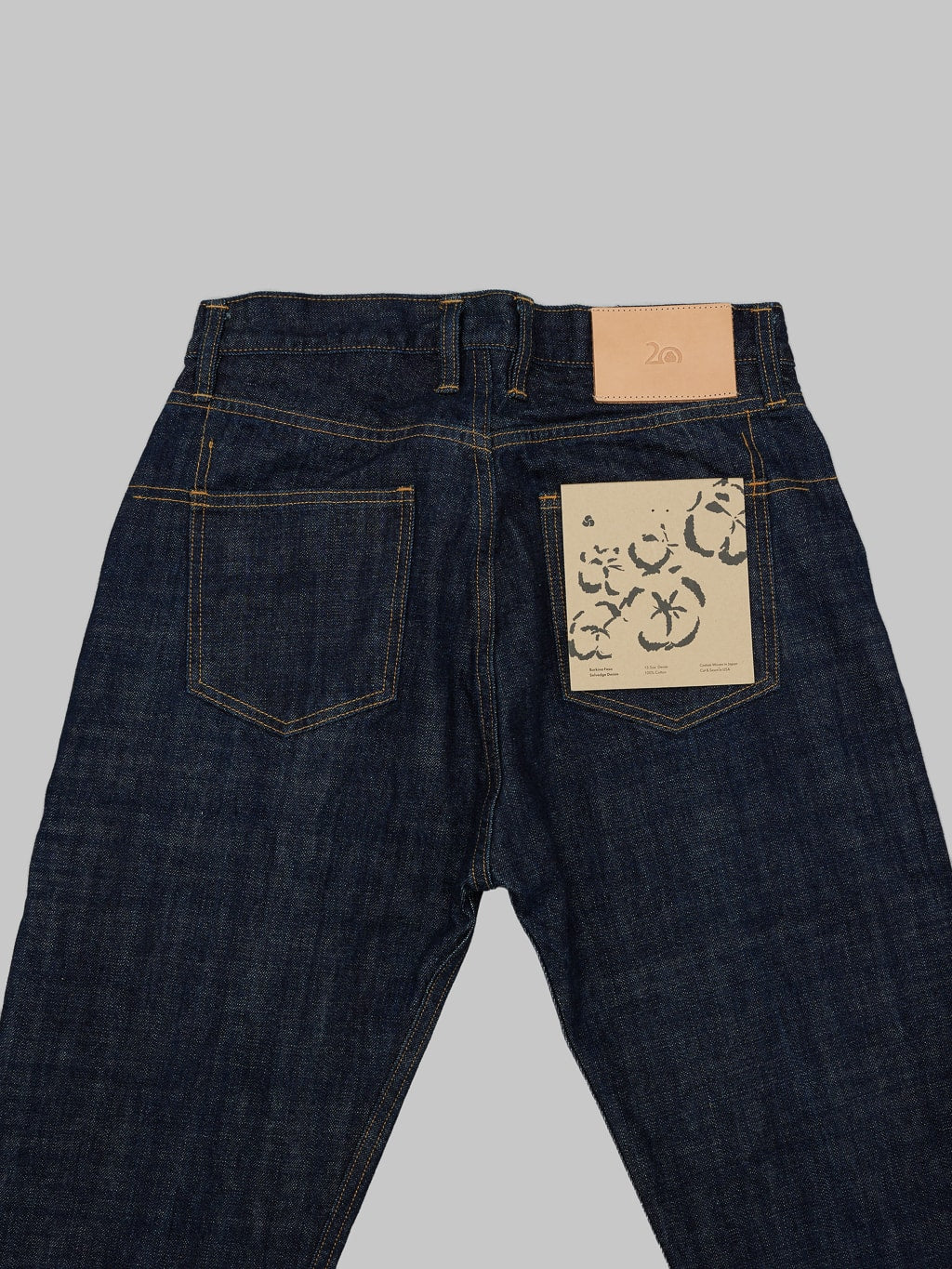 3sixteen CT 20th Anniversary Burkina Faso Classic Tapered Jeans back details
