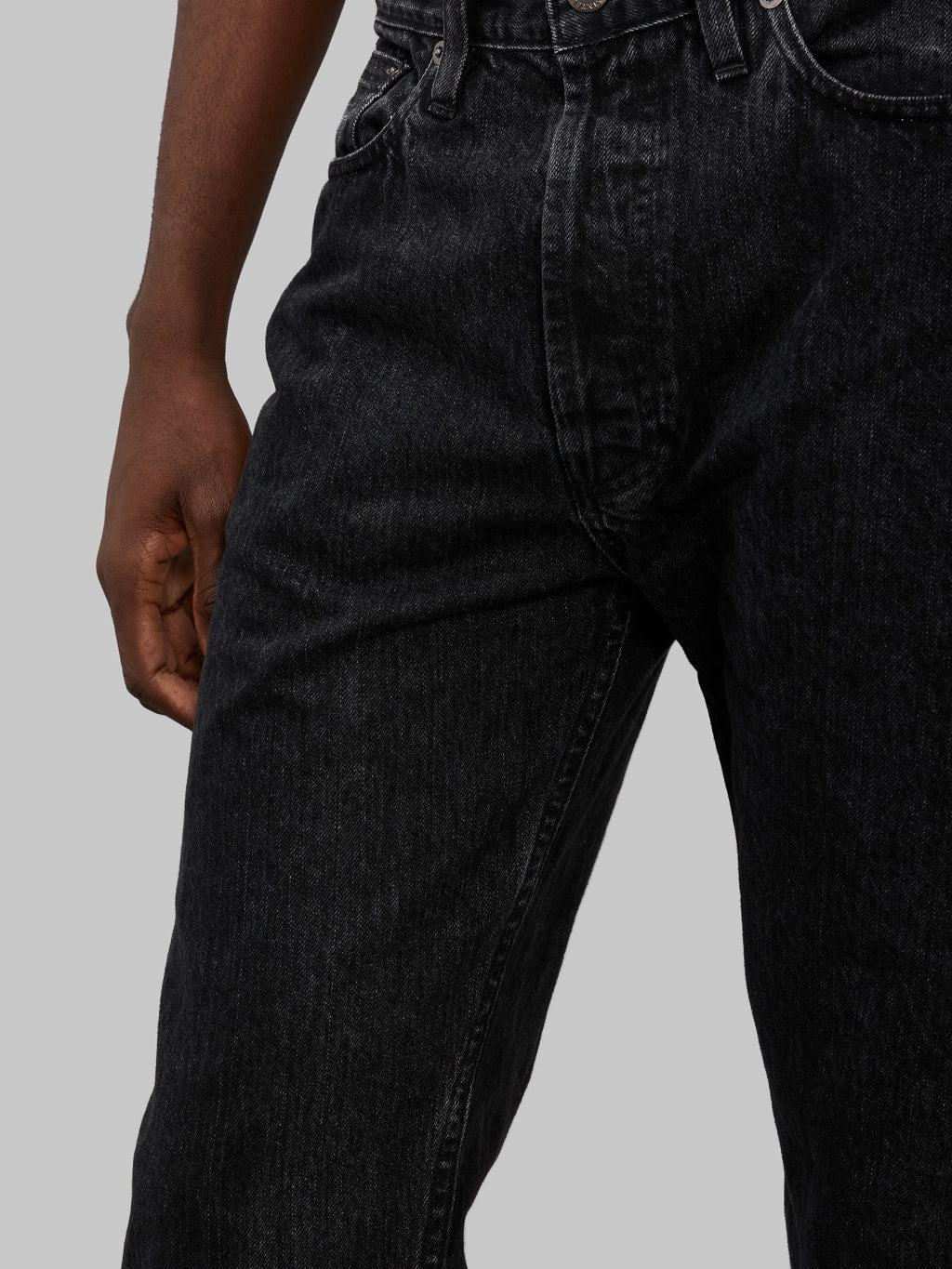 3sixteen CT 220x Classic Tapered Stonewashed Double Black inseam