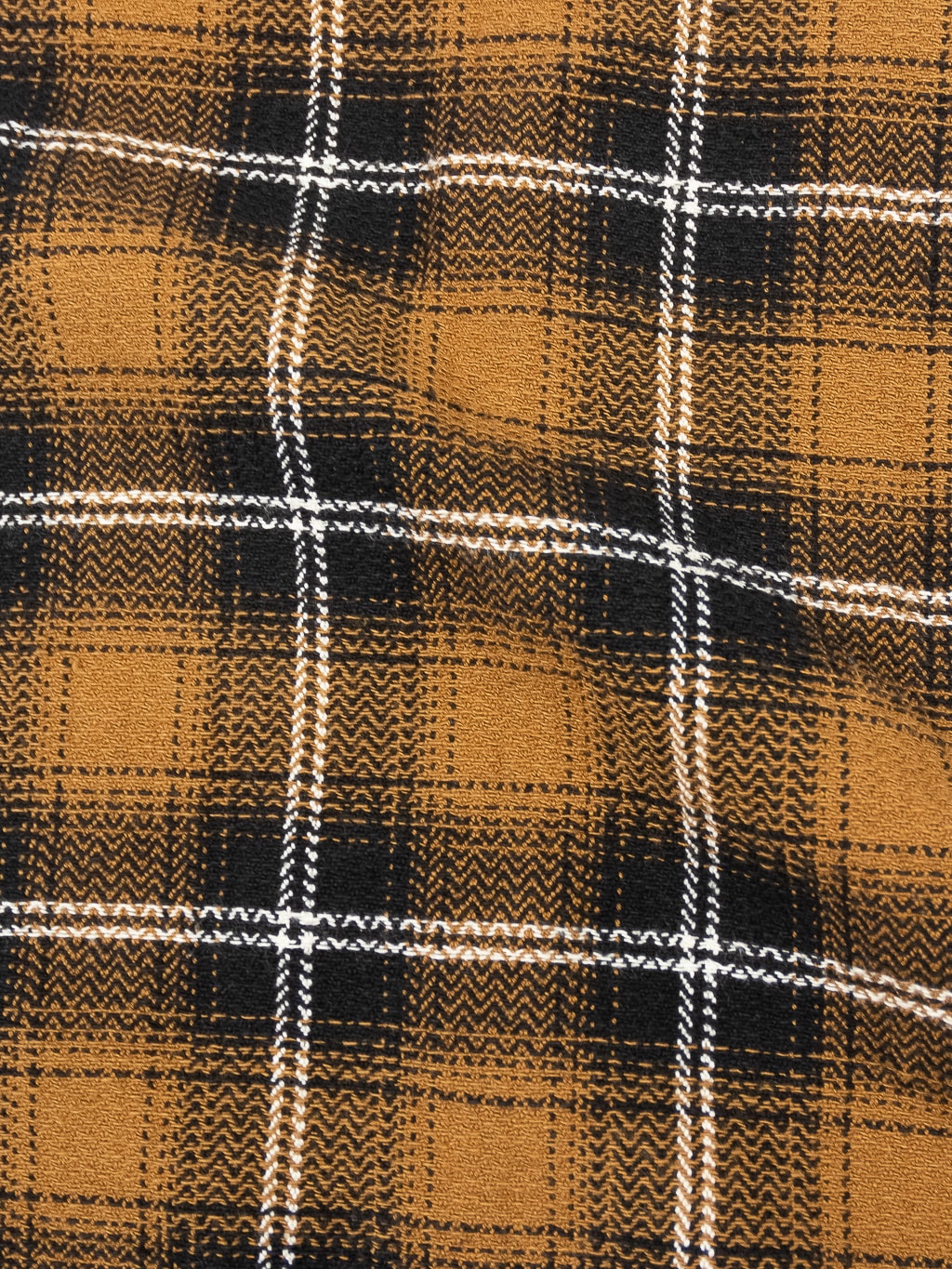 3sixteen Crosscut Flannel Sienna Check texture