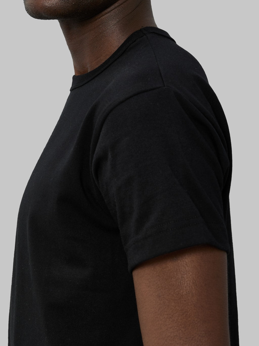 3sixteen Heavyweight TShirt Heather black 2 Pack side fit