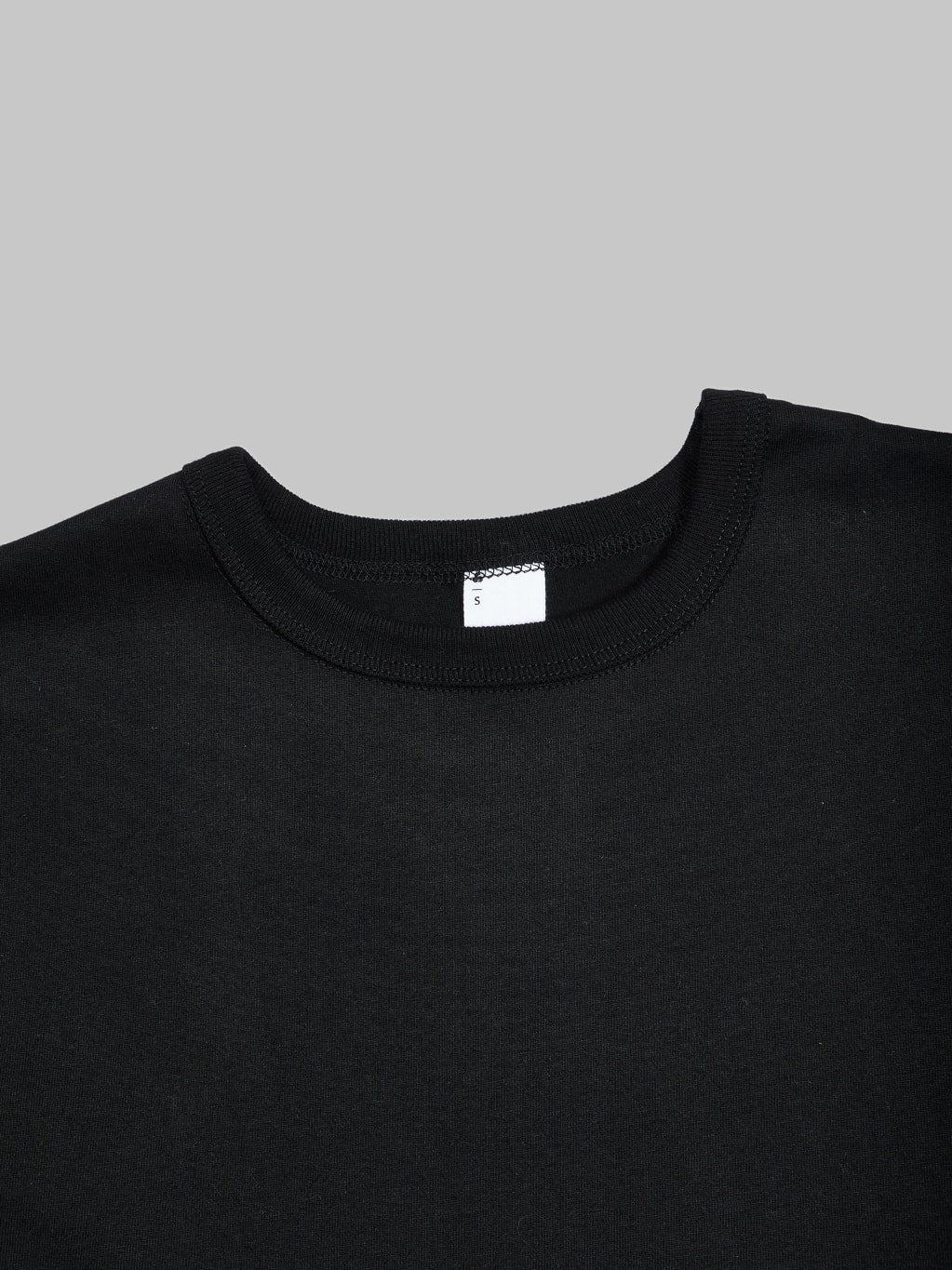 3sixteen Heavyweight TShirt Heather black 2 Pack collar