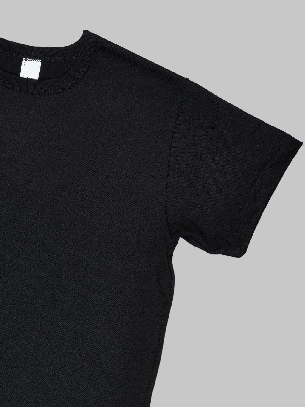 3sixteen Heavyweight TShirt Heather black 2 Pack sleeve closeup