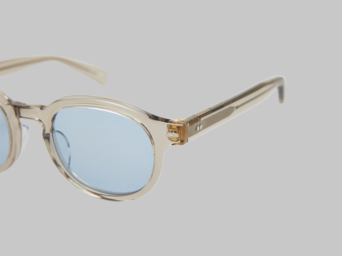 Calee Type Glasses Clear Blue  tint lenses