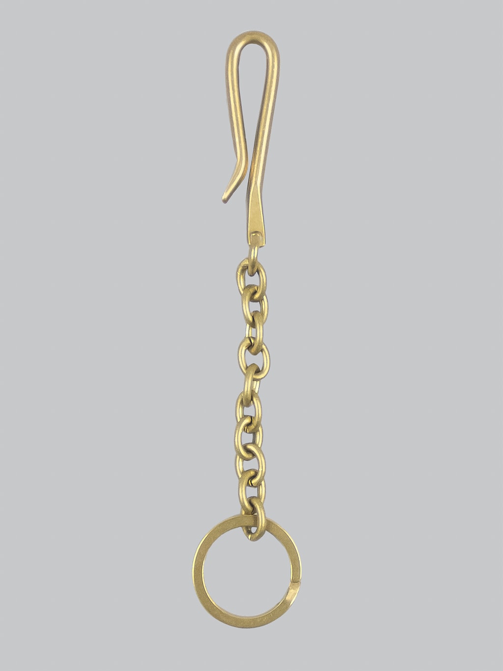 Solid Brass Belt Hook and Chain