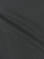 Loop Weft Double Face Jacquard henley Thermal antique black texture
