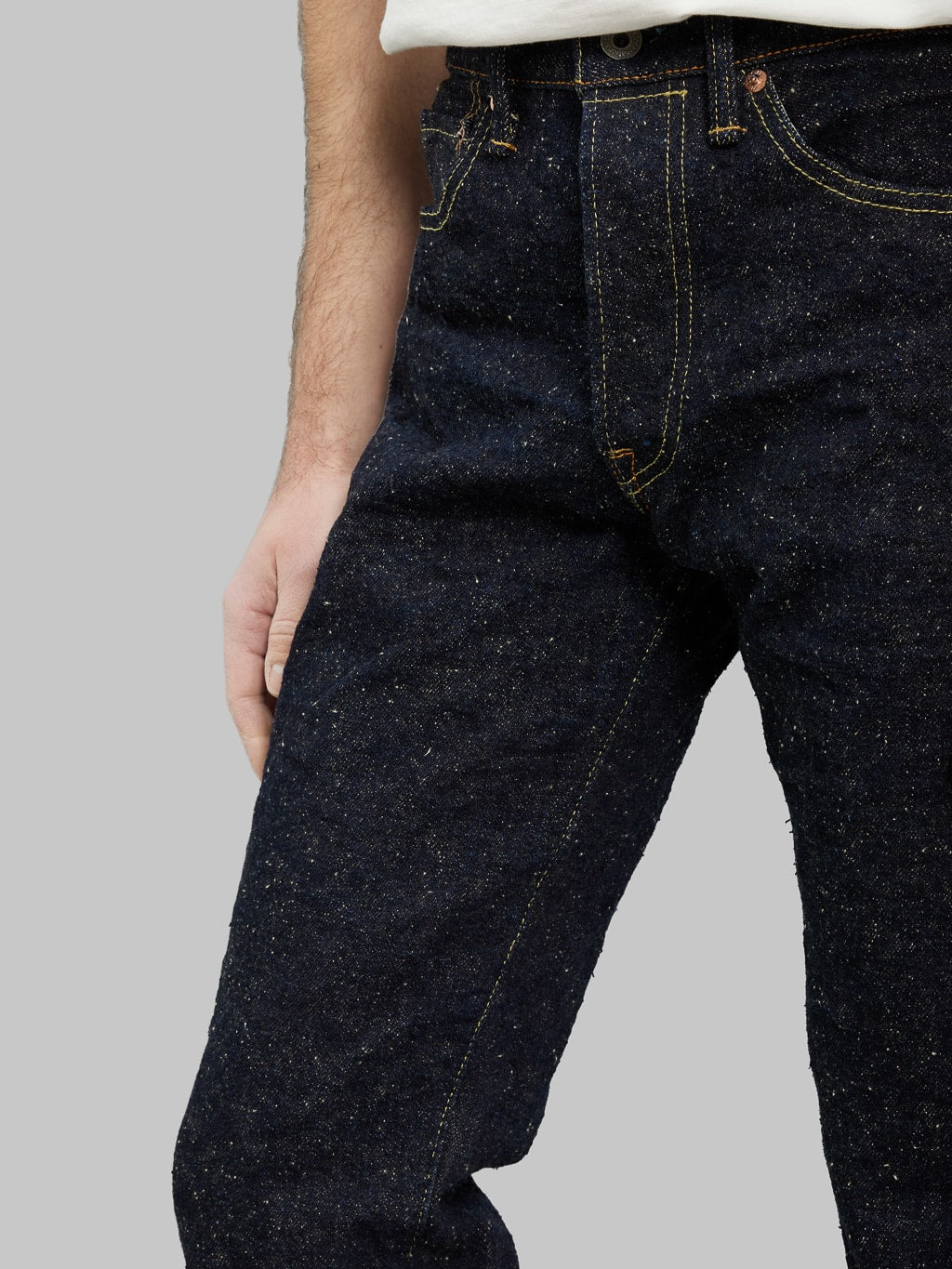 ONI Denim 288 Asphalt 20oz Regular Straight Jeans inseam