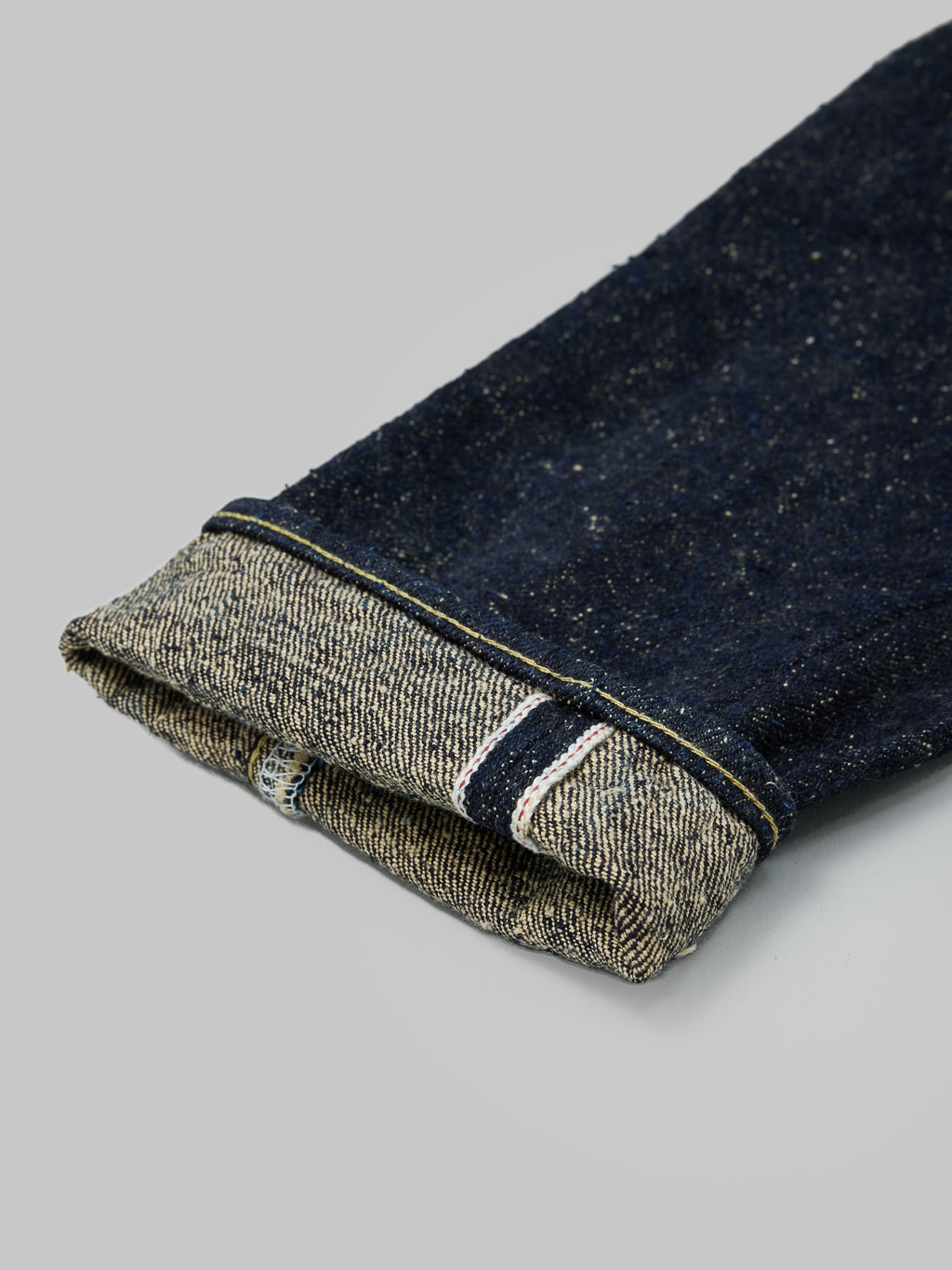 ONI Denim 288 Asphalt 20oz Regular Straight Jeans white weft