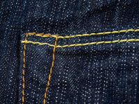 Pure Blue Japan "Aizome Natural Indigo" 17.5oz Jeans Close Up