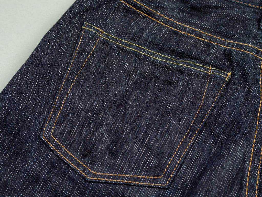 Pure Blue Japan EX-019 Extra Slub 17oz Jeans pocket