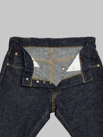 Pure Blue Japan SR 013 Super Rough Slim Tapered Jeans weft