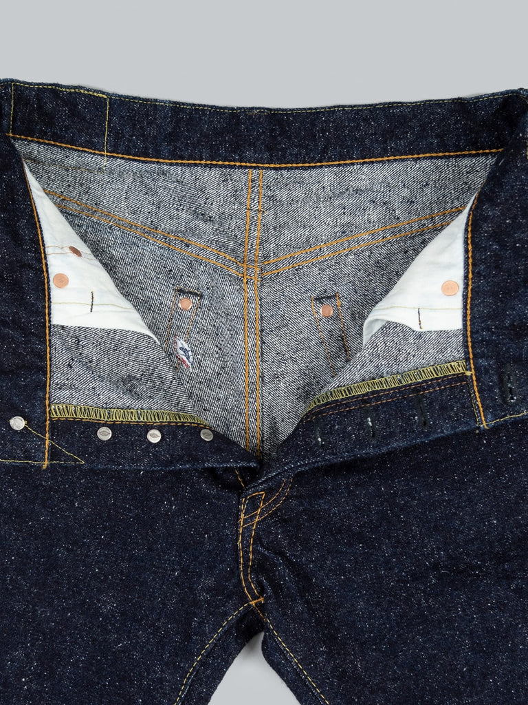 Pure Blue Japan SR 019 Super Rough Jeans interior fabric