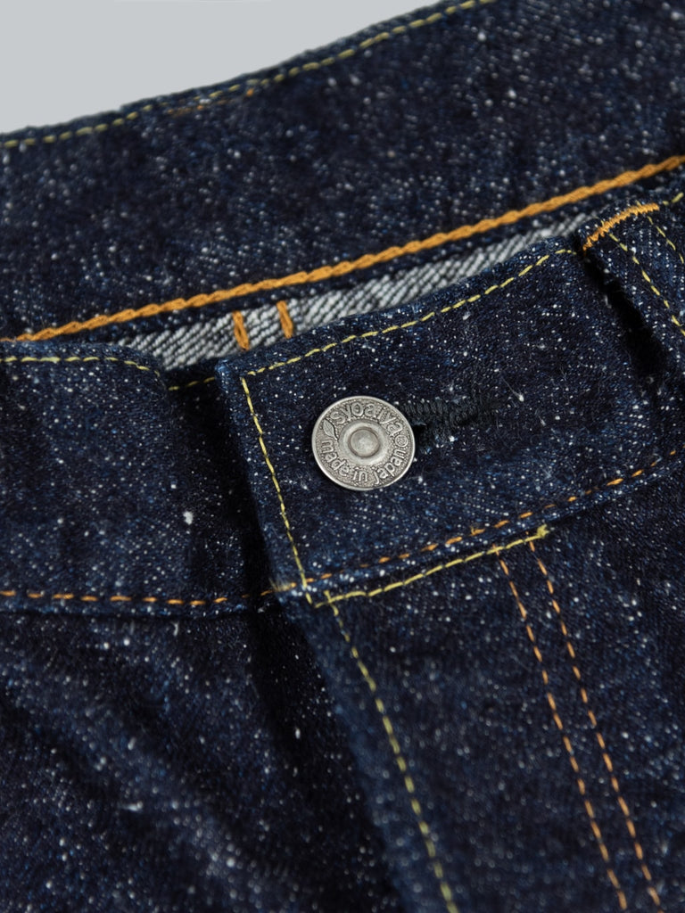 Pure Blue Japan SR 019 Super Rough Jeans fly button