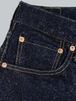 Pure Blue Japan SR 019 Super Rough Jeans coin pocket closeup