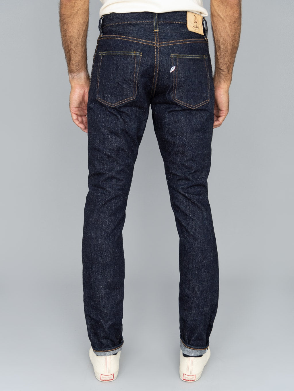 Pure Blue Japan Relaxed Tapered denim jeans  back rise