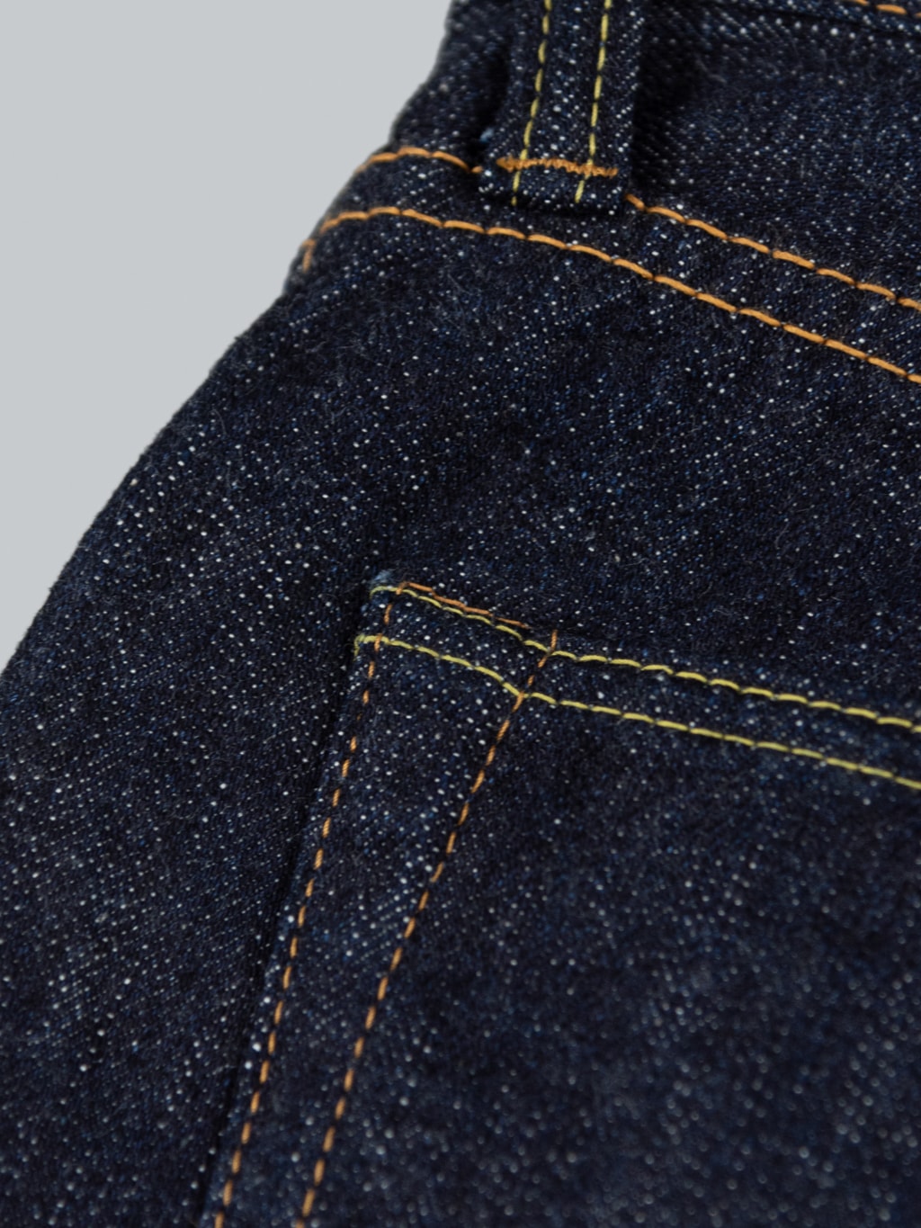 Pure Blue Japan Relaxed Tapered denim jeans hidden rivet