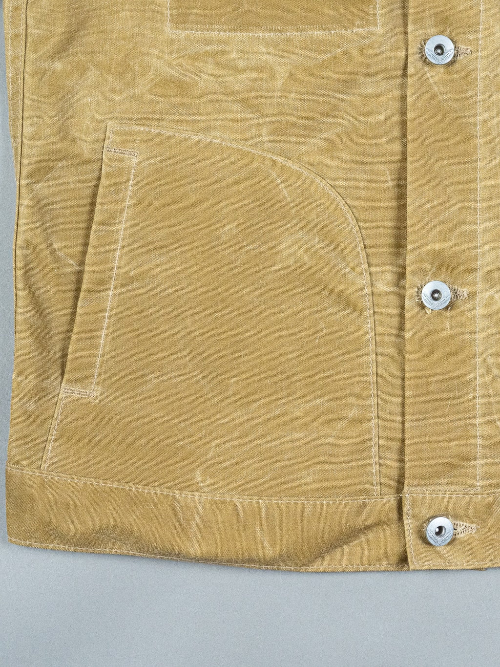 Rogue Territory Waxed Canvas Supply Jacket Tan Ridgeline warmer side pocket