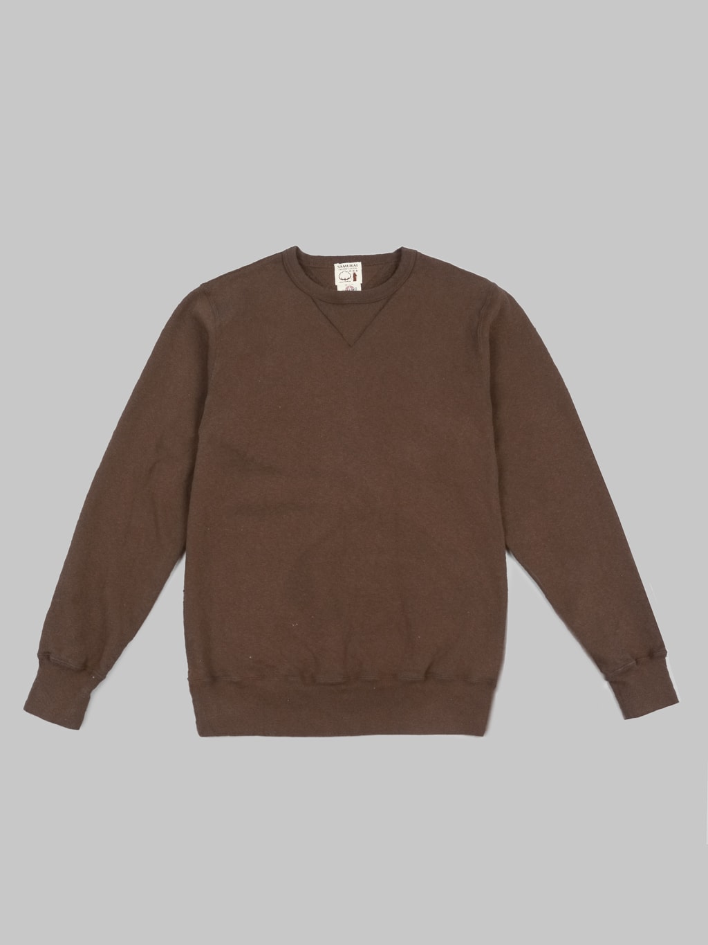 Samurai Jeans Japanese Cotton Sweatshirt Dark Kuri front ultra soft