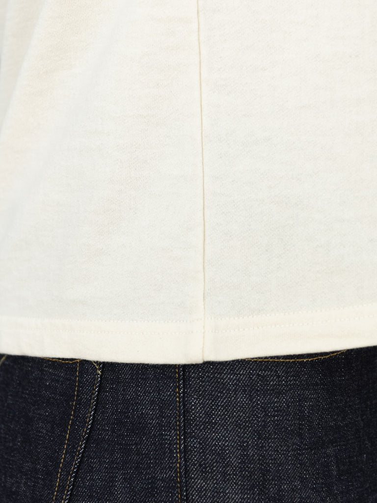 Samurai Jeans Loopwheel Ripened Cotton Tshirt natural cotton fabric