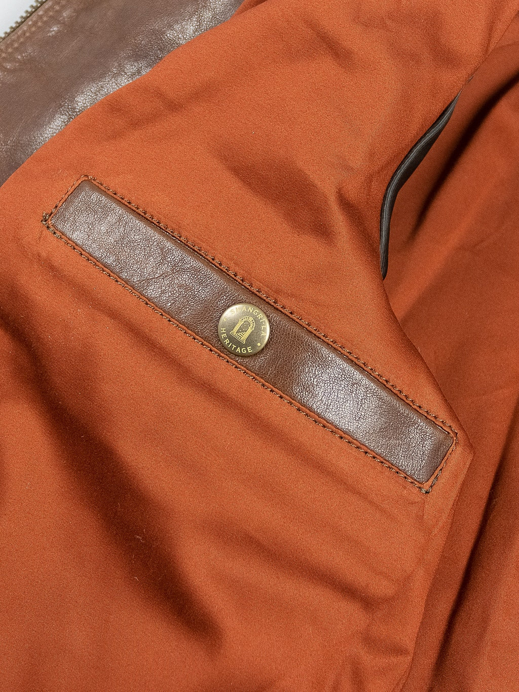 Shangri La Heritage Don Gentile A2 Seal Brown Flight Jacket lining cotton