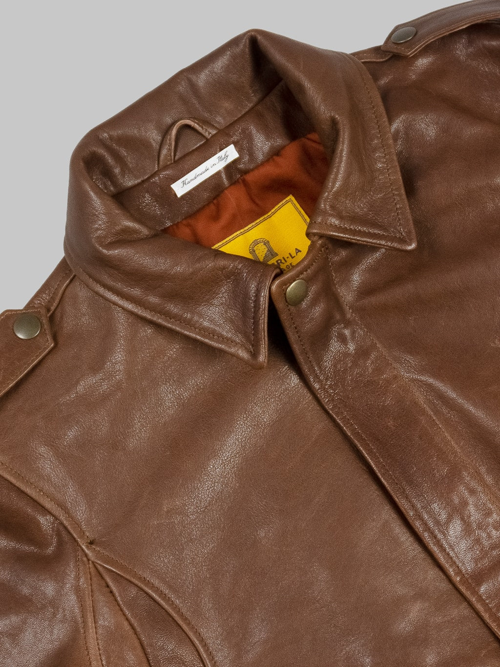 Shangri La Heritage Don Gentile A2 Seal Brown Flight Jacket lambskin