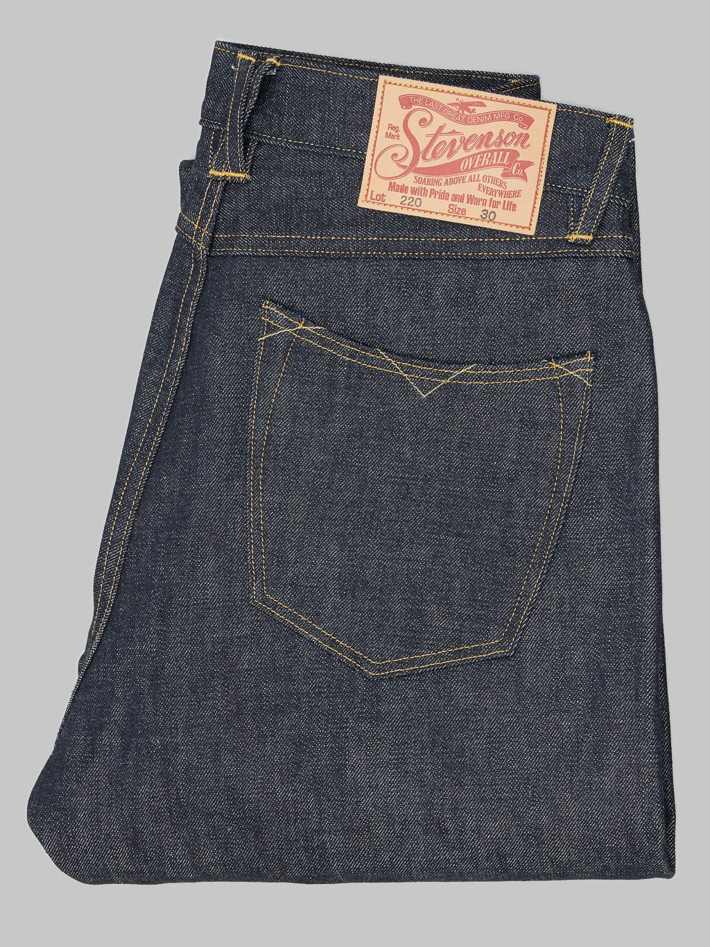 Stevenson Overall Carmel 220 Regular Tapered Jeans made in japan