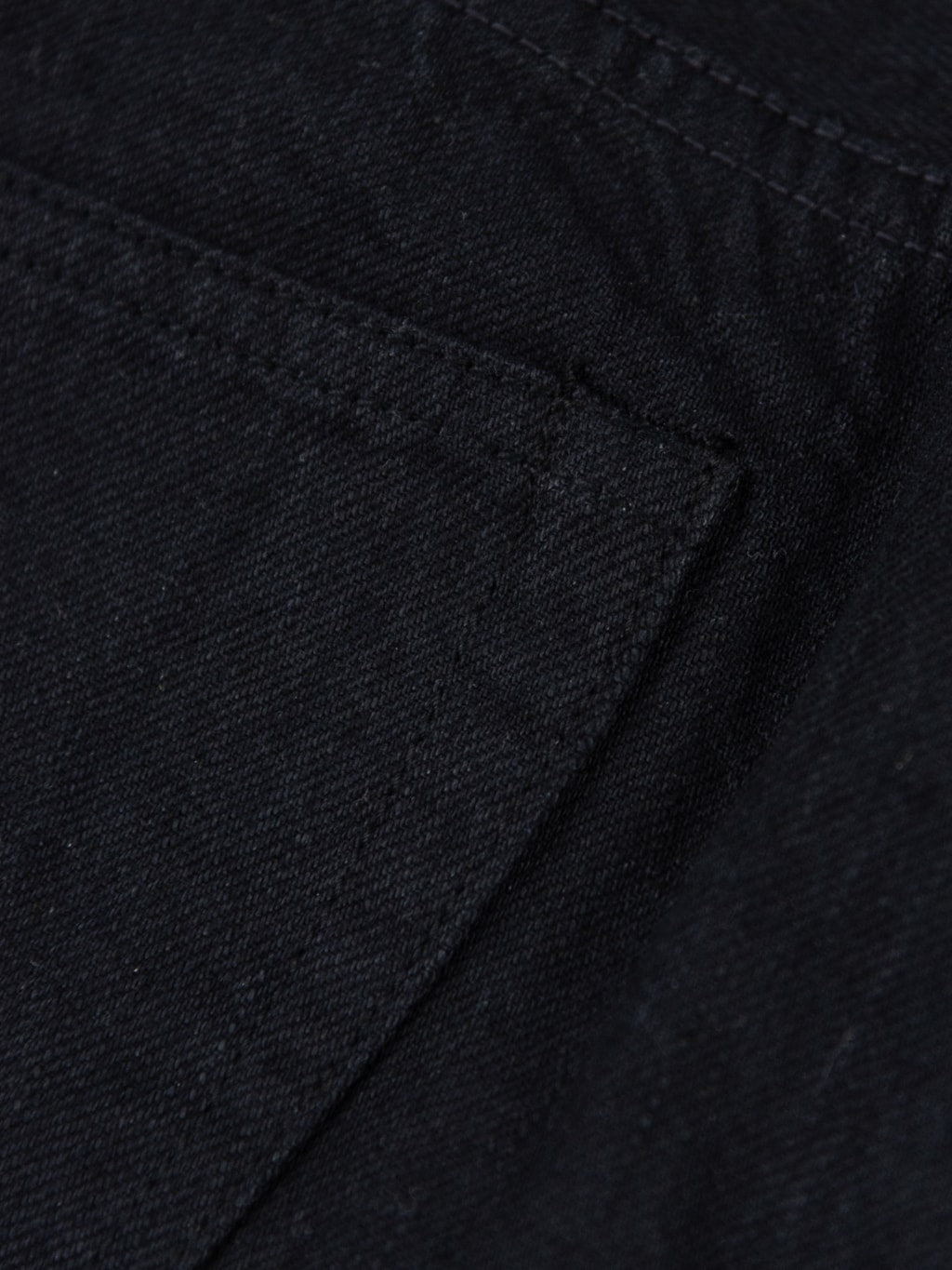 Sugar Cane Type III 13oz Black Denim Slim Jeans hidden rivet