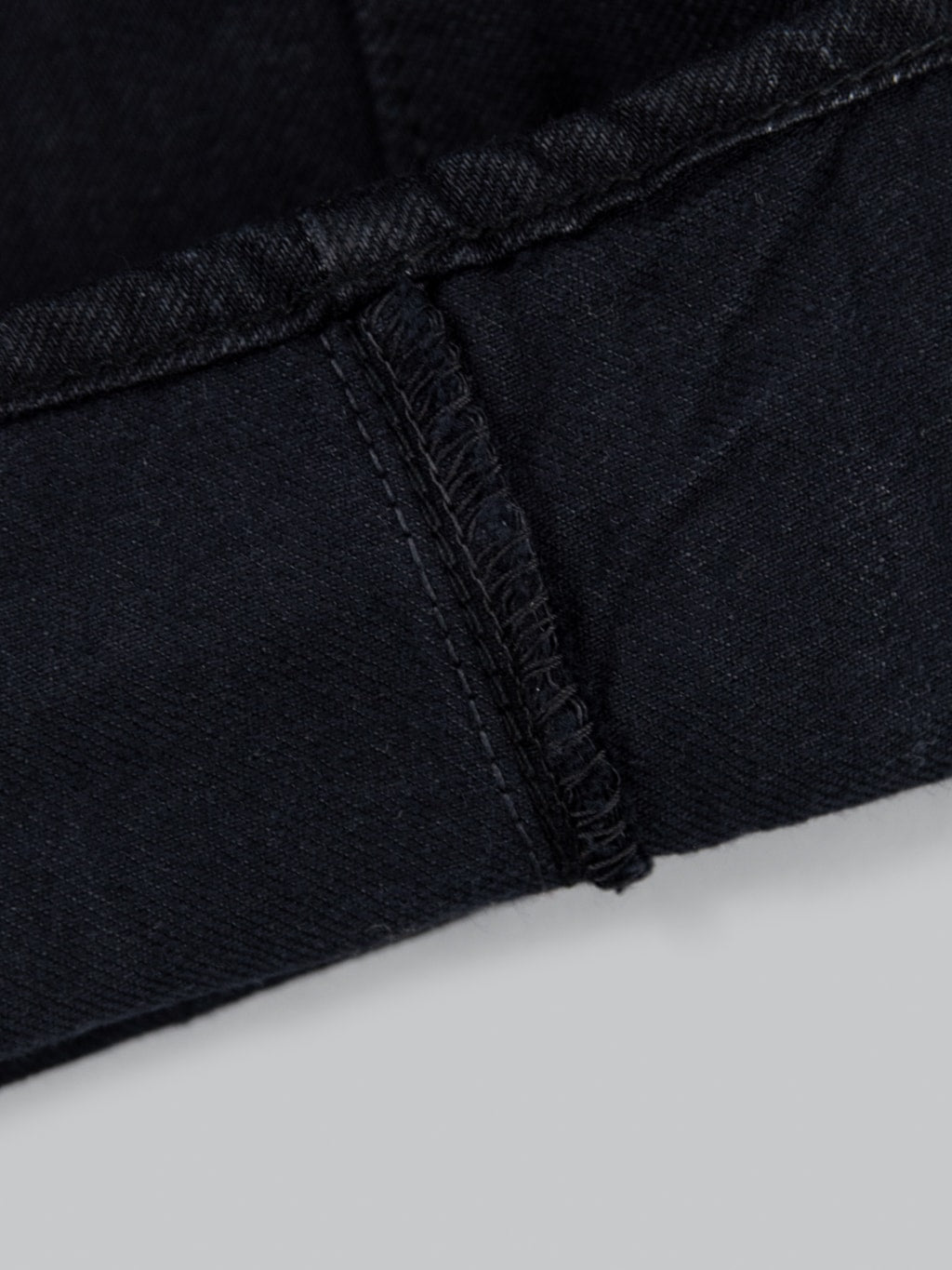 Sugar Cane Type III 13oz Black Denim Slim Jeans weft black