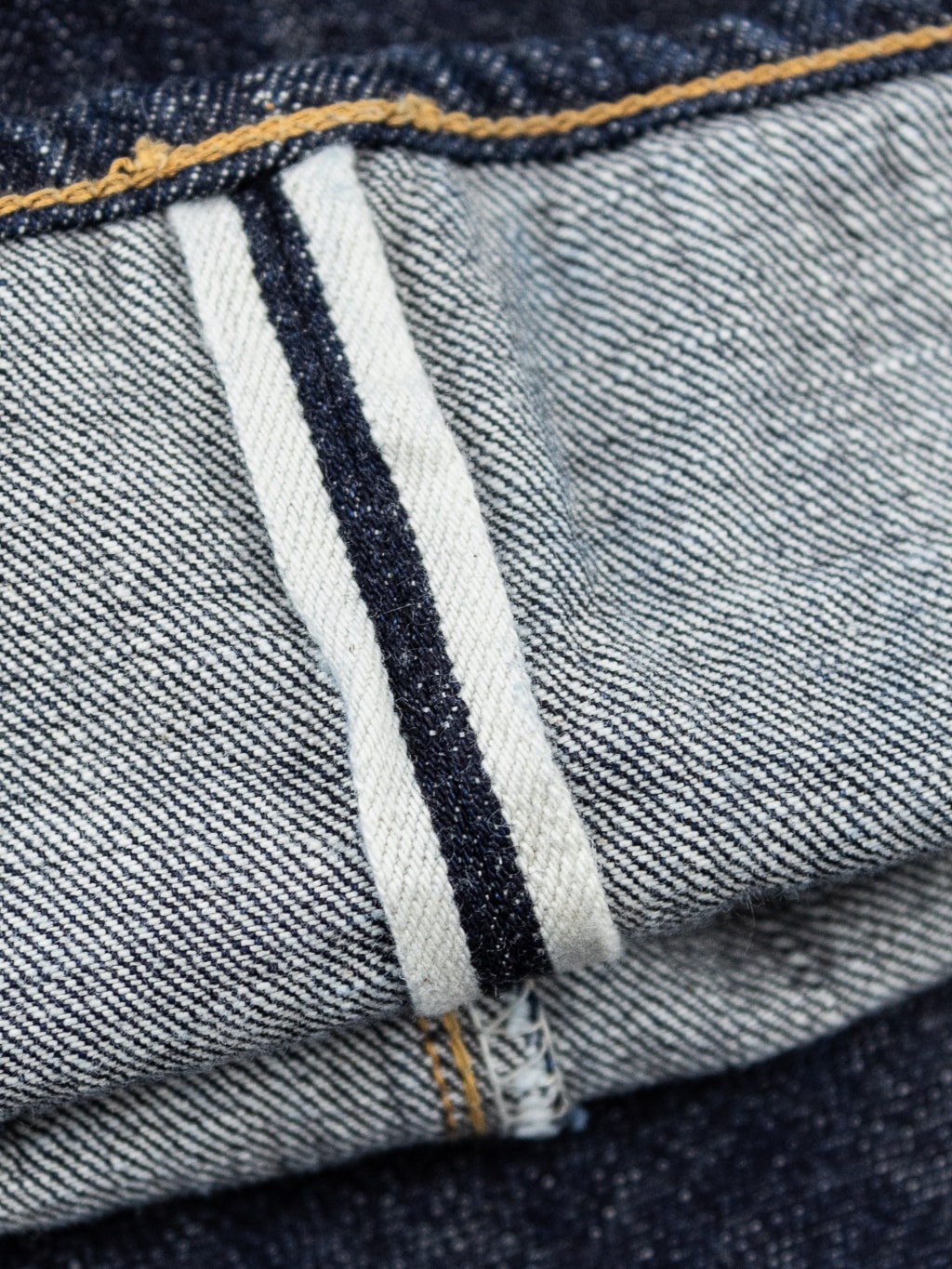 TCB 20s indigo Jeans one wash vintage seldvedge blue