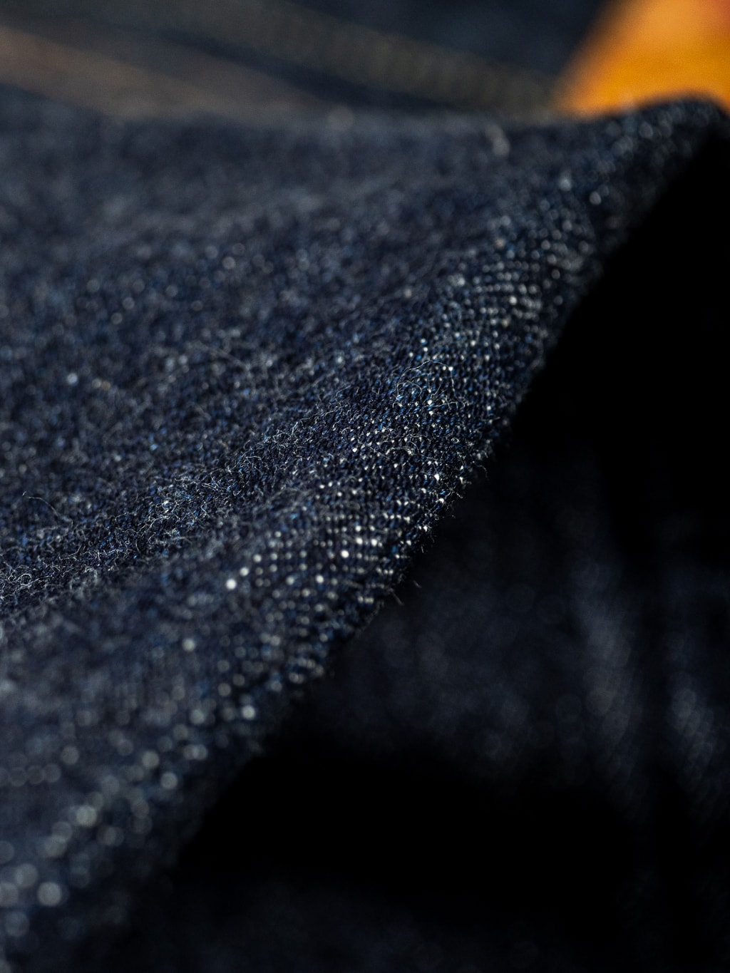 TCB 50s Slim R Jeans fabric closeup