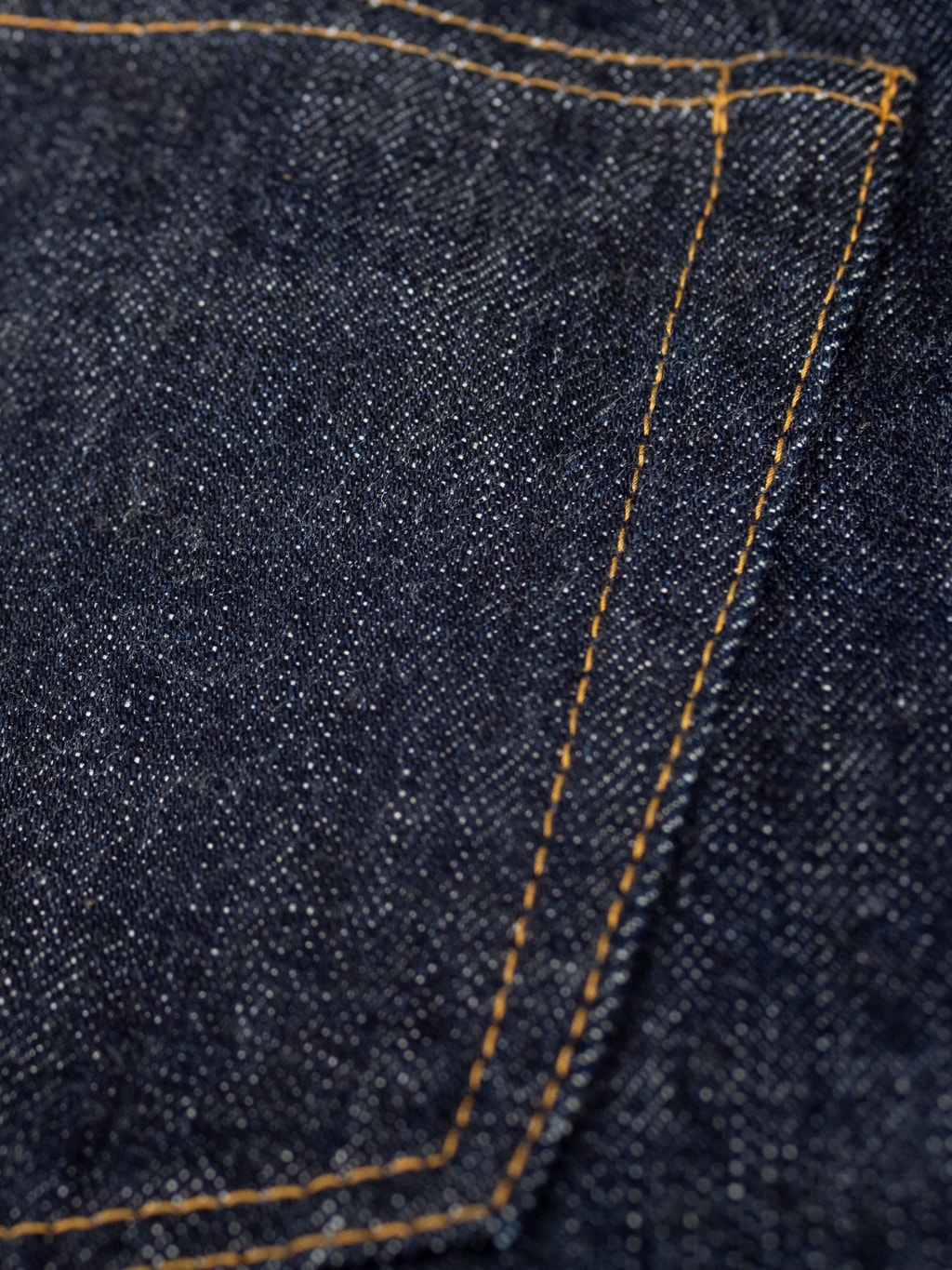 TCB 50s Slim R Jeans  stitchin closeup