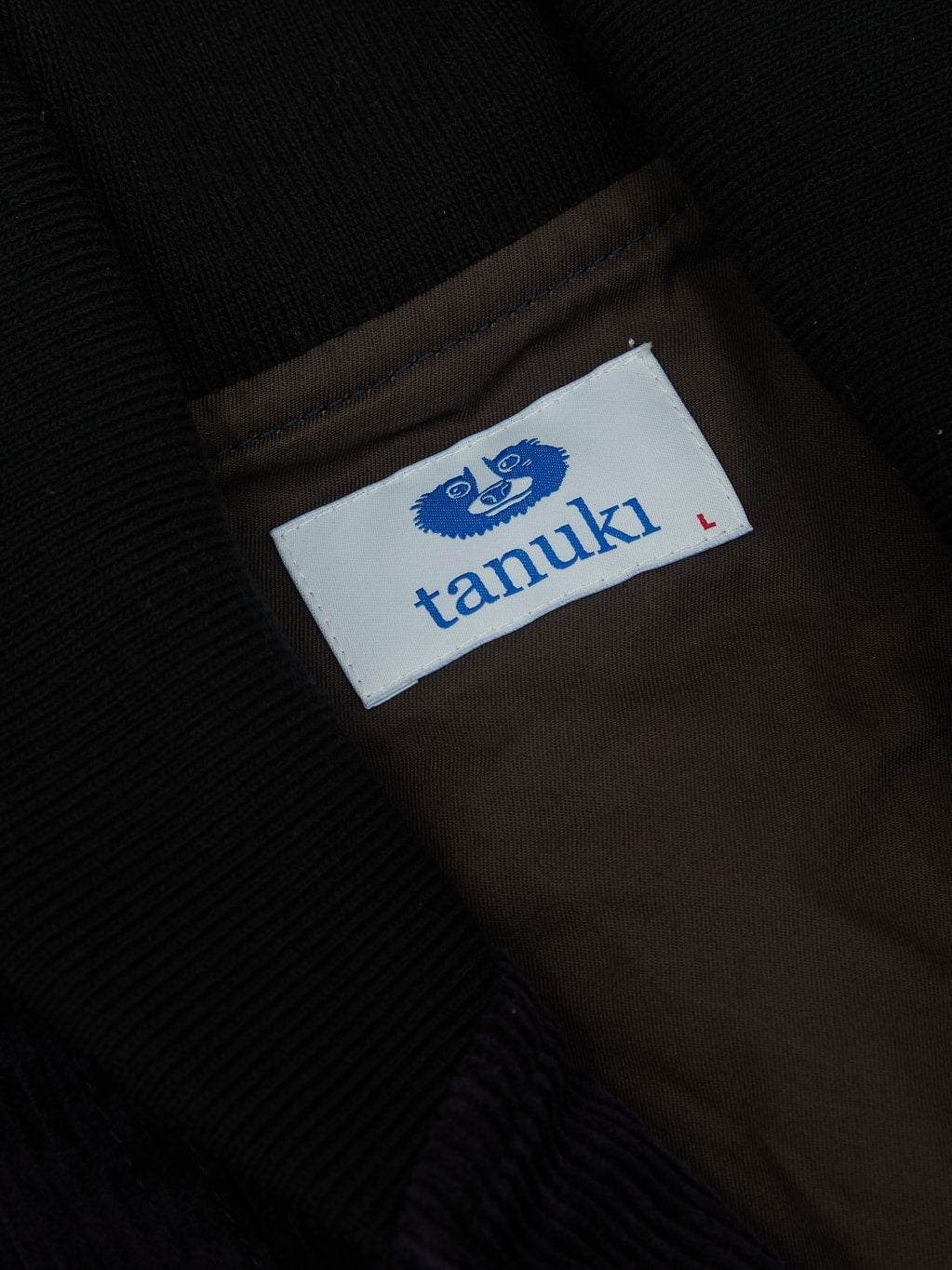 Tanuki Sazanami Corduroy natural indigo dyed Jacket  ventile lining fabric