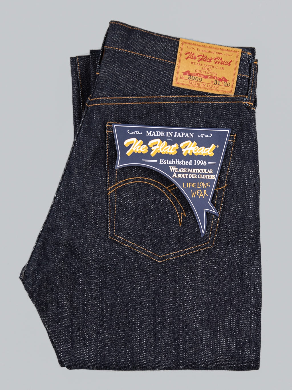 The Flat Head 3009 14.5oz straight tapered Jeans japanese made