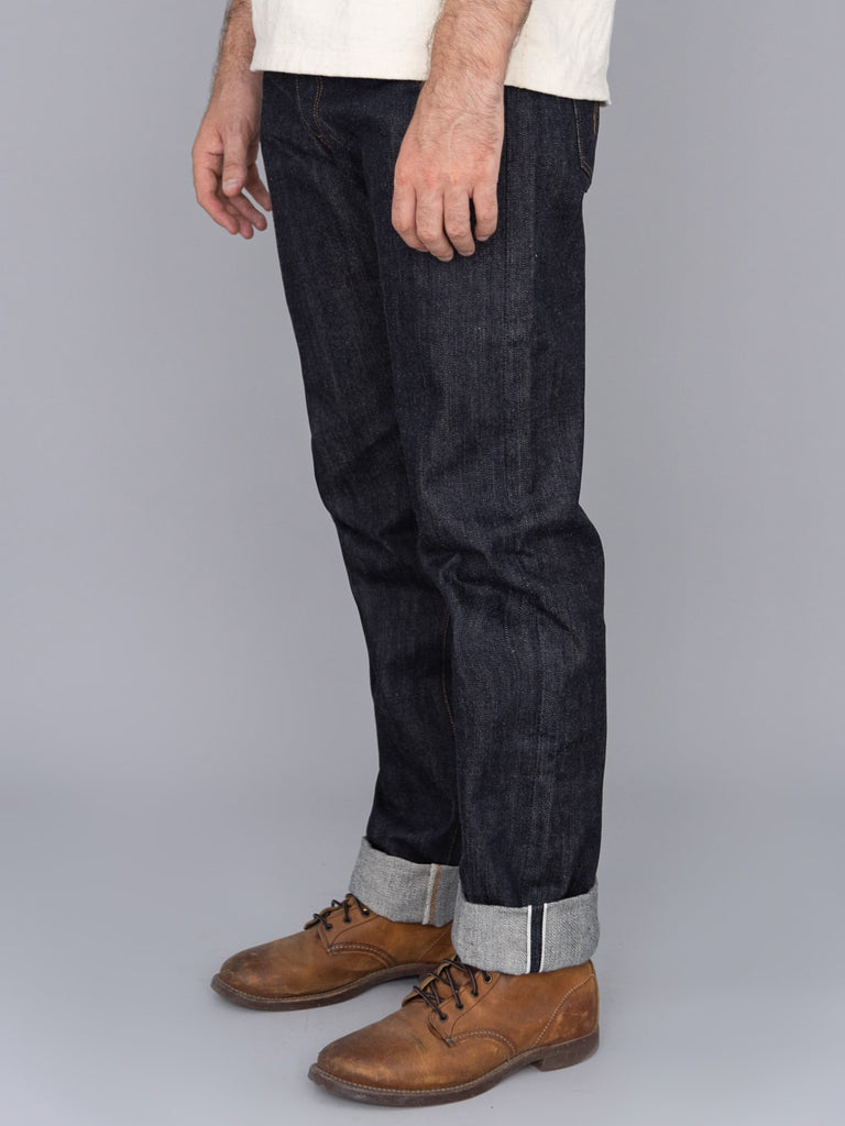 Taper jeans outlet from knee down