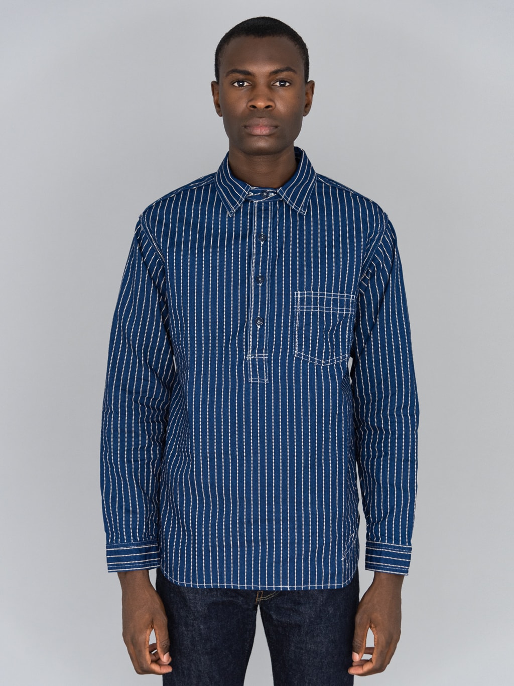 The Rite Stuff Bulldog Wabash Work Shirt (Indigo)