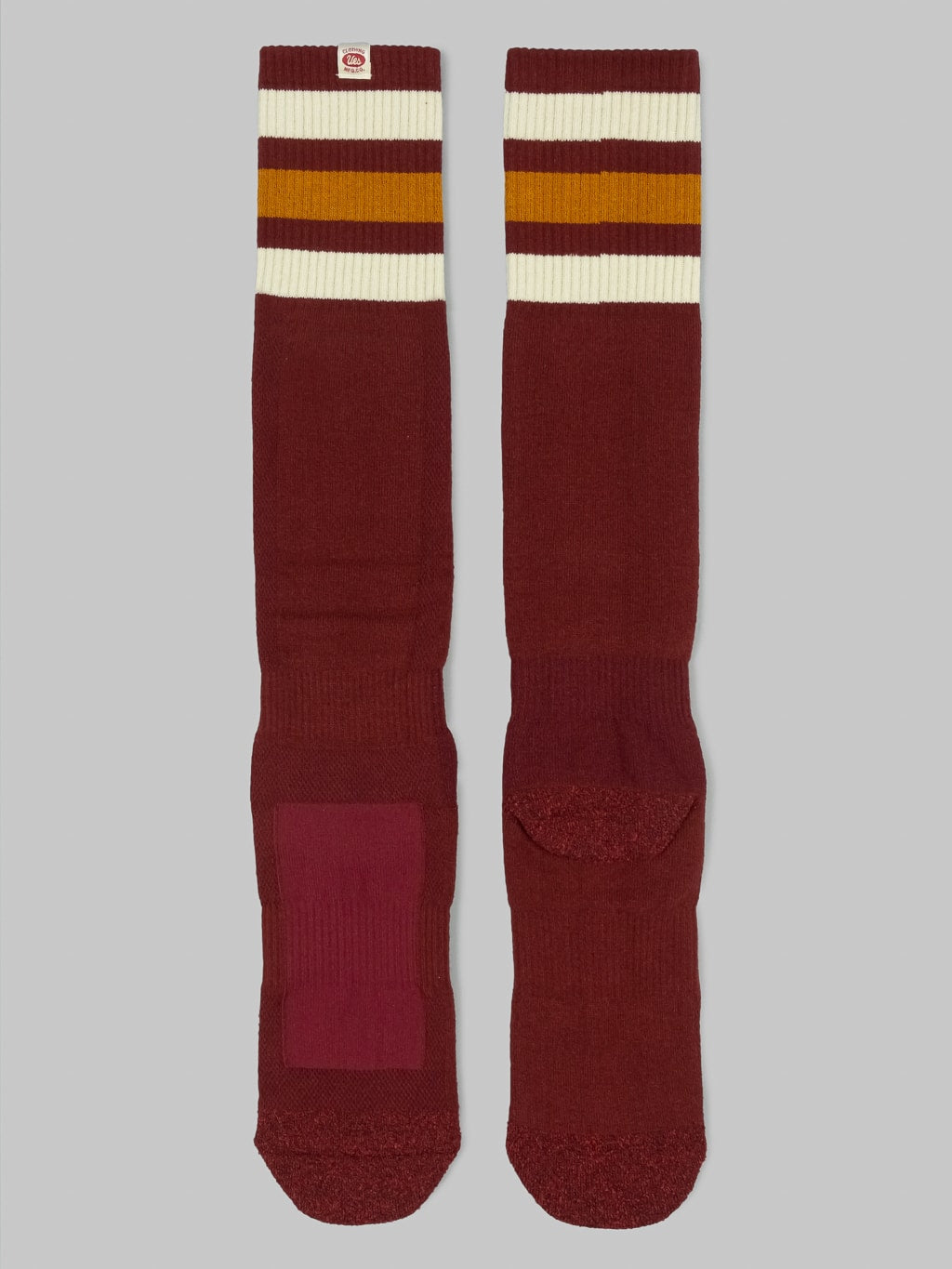 UES Boot Socks wine back