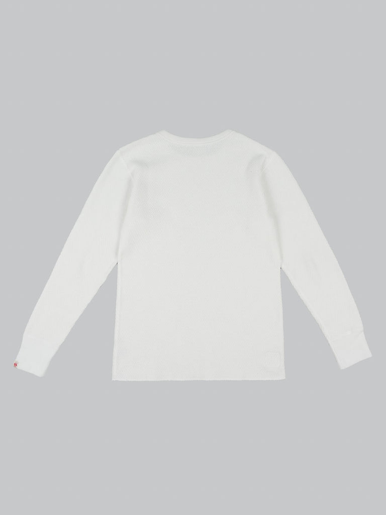 UES Double Honeycomb Thermal tshirt Off White back