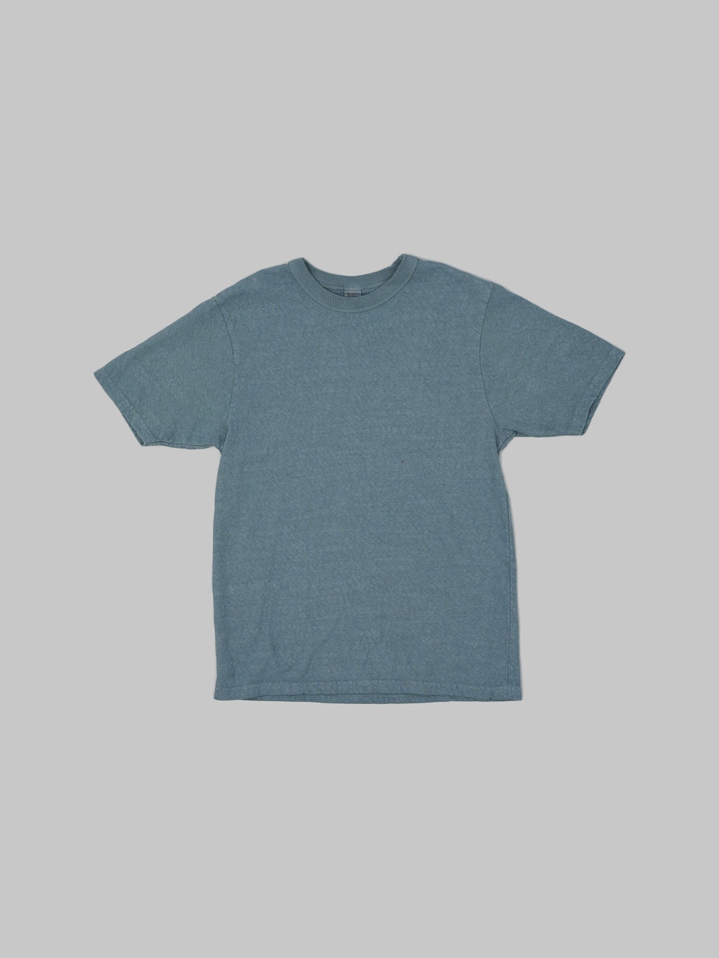 UES No 8 Slub Nep Short Sleeve Tshirt Grey front